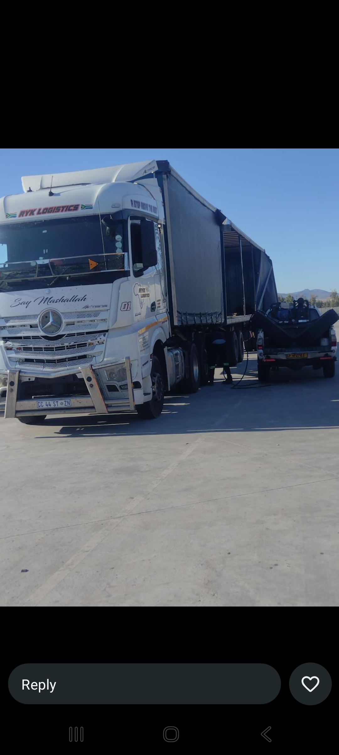 34 Ton Horse and Trailer for hire in Goolam khalid khan South Africa, KwaZulu-Natal